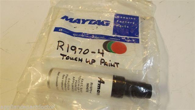 MAYTAG WHIRLPOOL AMANA WASHER/DRYER/STOVE R1970-4 PAINT WHT NEW IN BAG MAYTAG WHIRLPOOL AMANA WASHER/DRYER/STOVE R1970-4 PAINT WHT NEW IN BAG